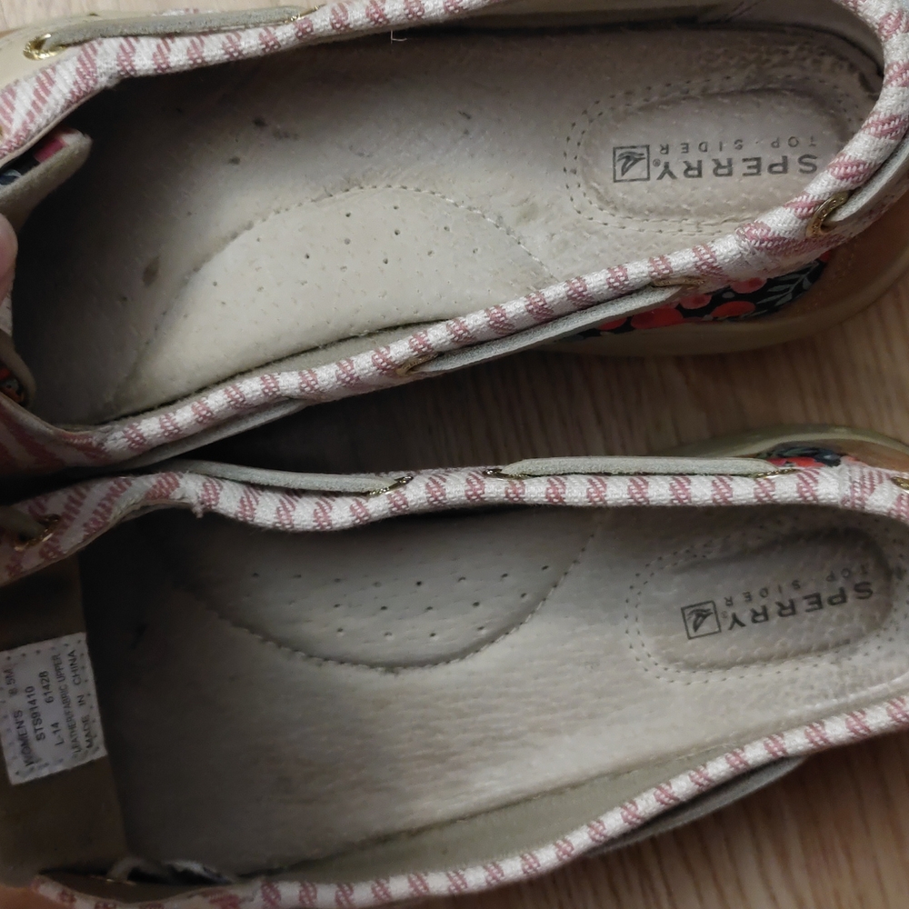 Sperry Top-Siders Angelfish Liberty Floral. Leather Comfy - Picture 8 of 9